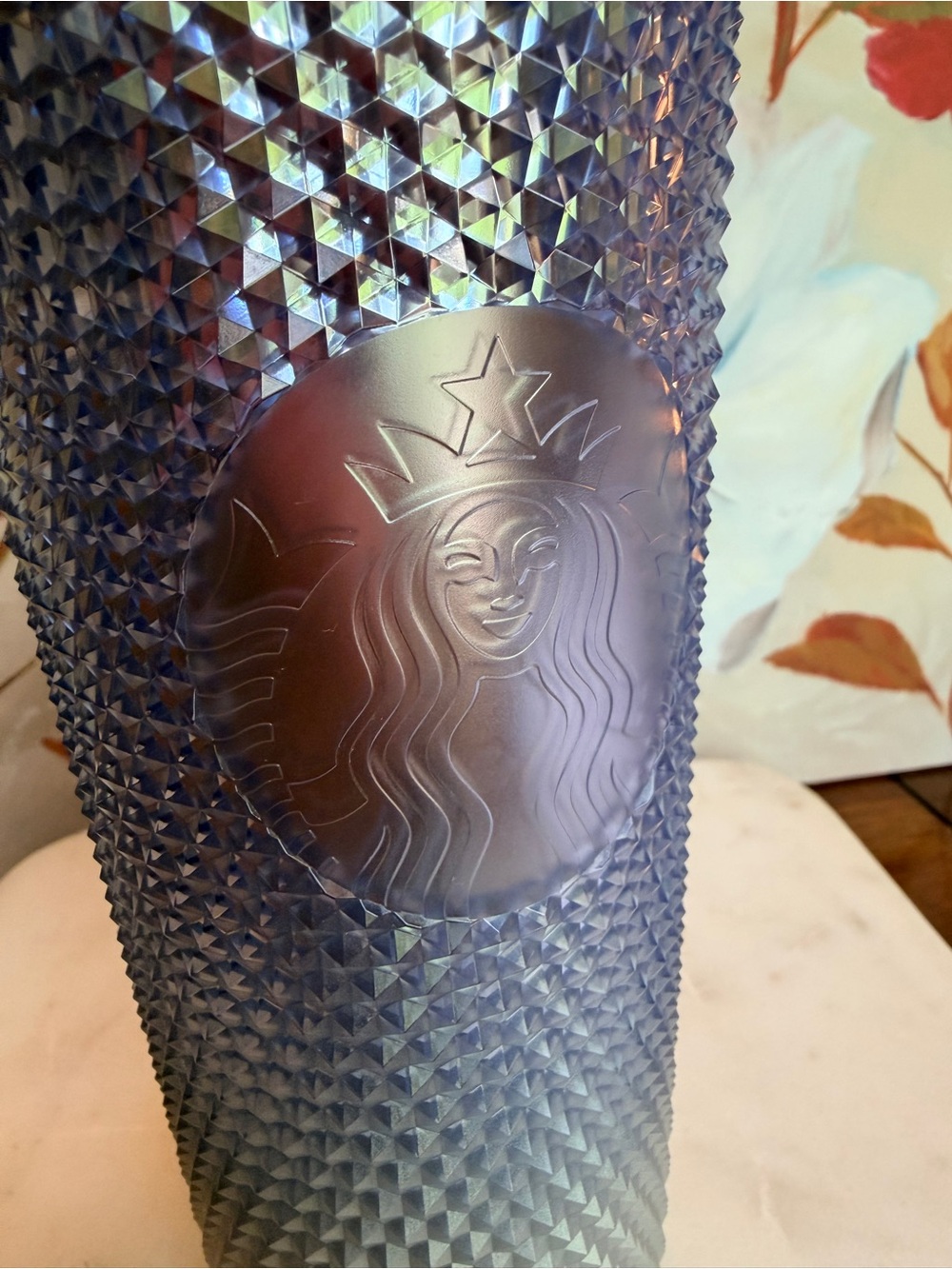 Starbucks Holiday 2023 Icicle Blue & Silver Tumbler w/an Ombre Gradient Design - Picture 4 of 12